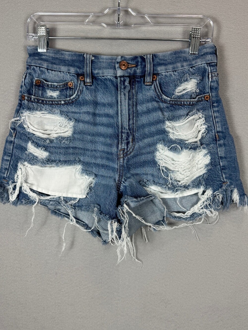 American Eagle Outfitters Women's 6 Denim Distressed Shorts